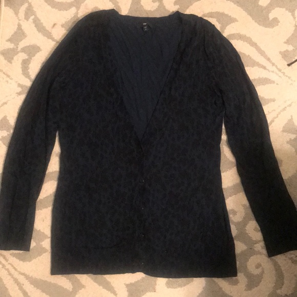 Gap cardigan M Blue Animal print - Picture 1 of 4